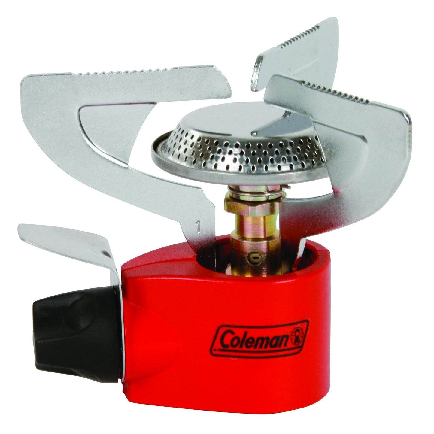 Single Burner Backpacking Butane/Propane Stove, Red Stoves by Coleman | campsifu