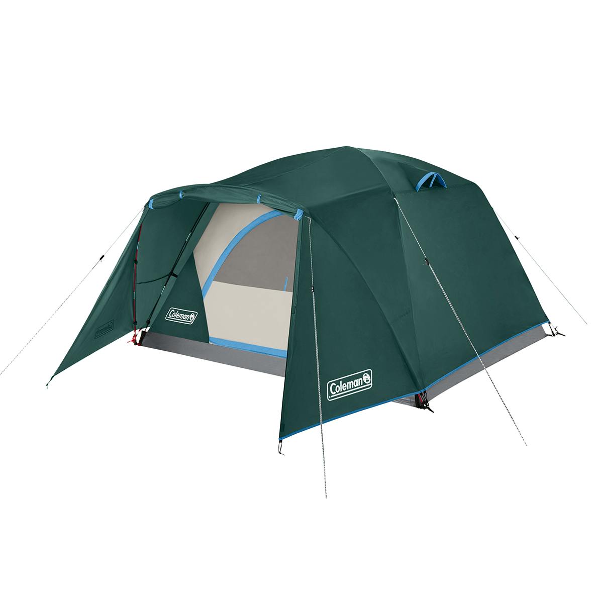 Skydome™ 4-Person Camping Tent with Full-Fly Vestibule, Evergreen Tents by Coleman | campsifu