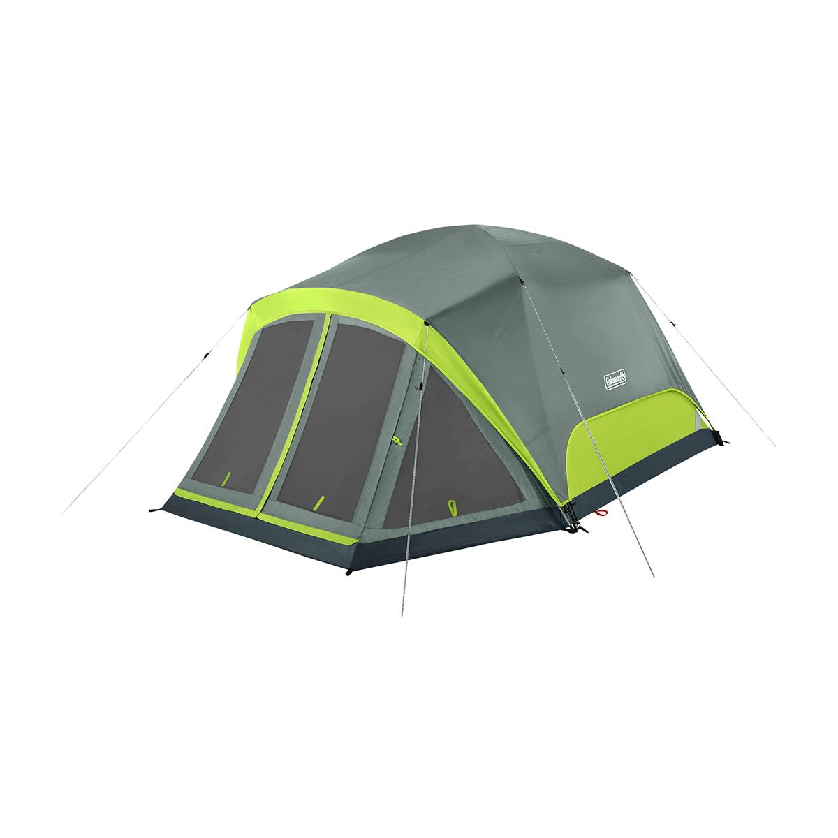 Skydome™ 4-Person Camping Tent with Screen Room, Rock Grey Tents by Coleman | campsifu