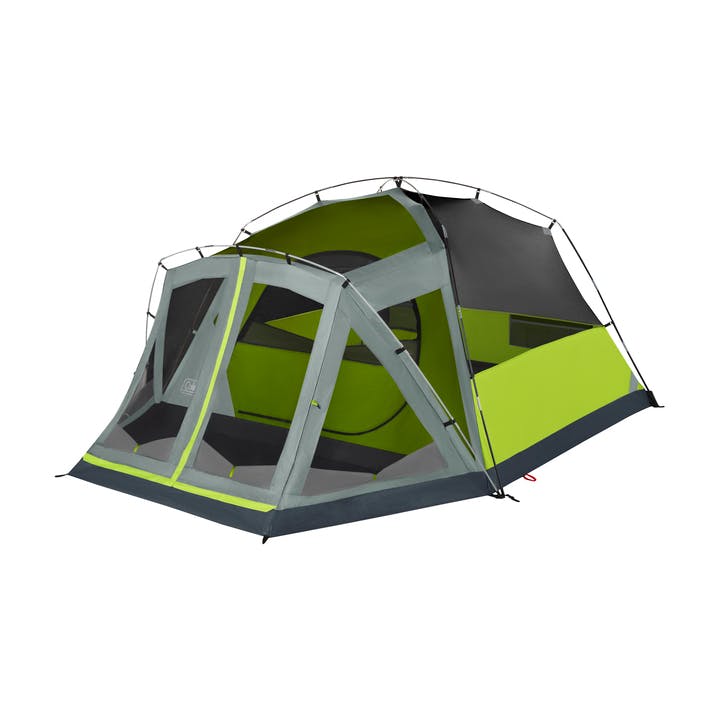 Skydome™ 4-Person Camping Tent with Screen Room, Rock Grey Tents by Coleman | campsifu