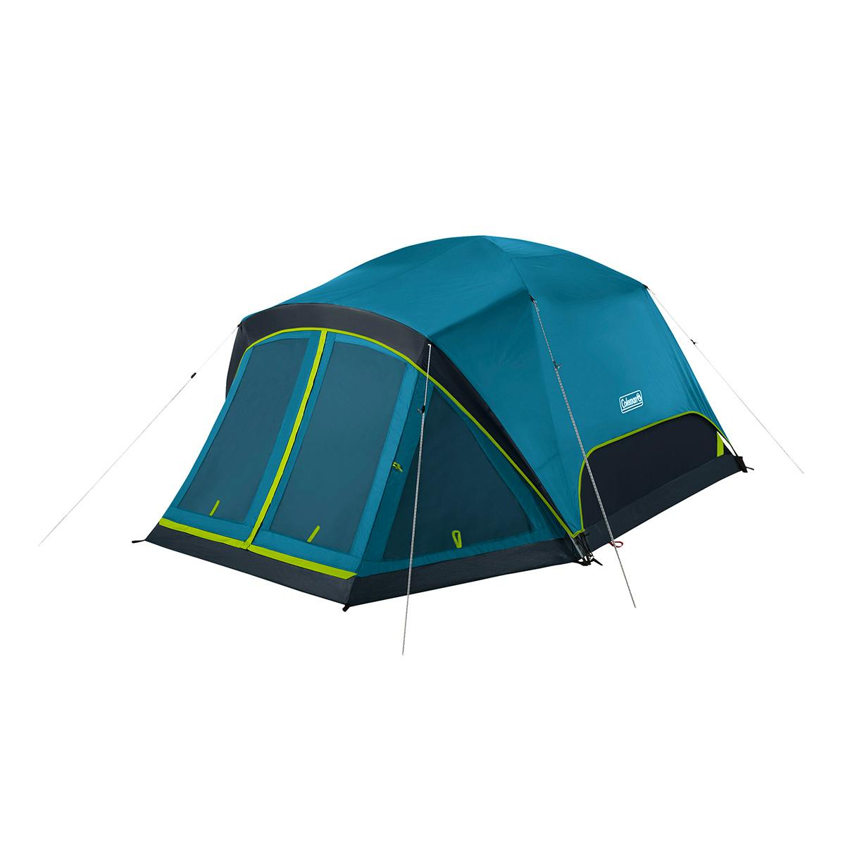 Skydome™ 4-Person Screen Room Camping Tent with Dark Room™ Technology Tents by Coleman | campsifu