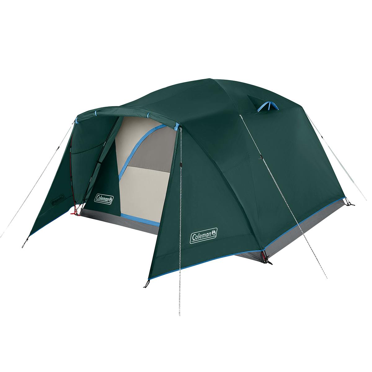 Skydome™ 6-Person Camping Tent with Full-Fly Vestibule, Evergreen Tents by Coleman | campsifu