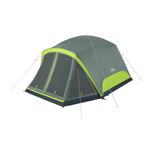 Skydome™ 6-Person Camping Tent with Screen Room, Rock Grey Tents by Coleman | campsifu