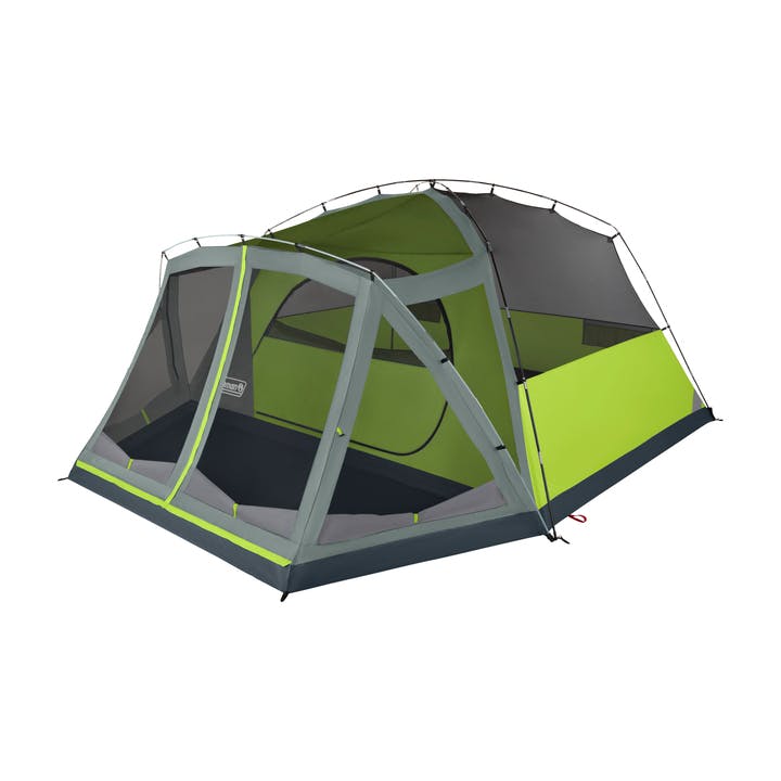 Skydome™ 6-Person Camping Tent with Screen Room, Rock Grey Tents by Coleman | campsifu