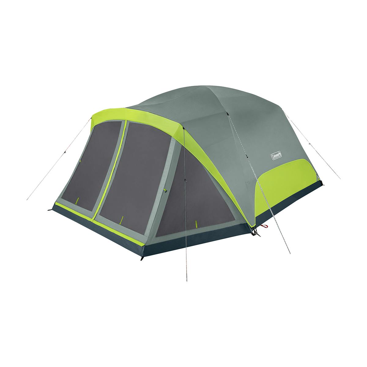 Skydome™ 8-Person Camping Tent with Screen Room, Rock Grey Tents by Coleman | campsifu