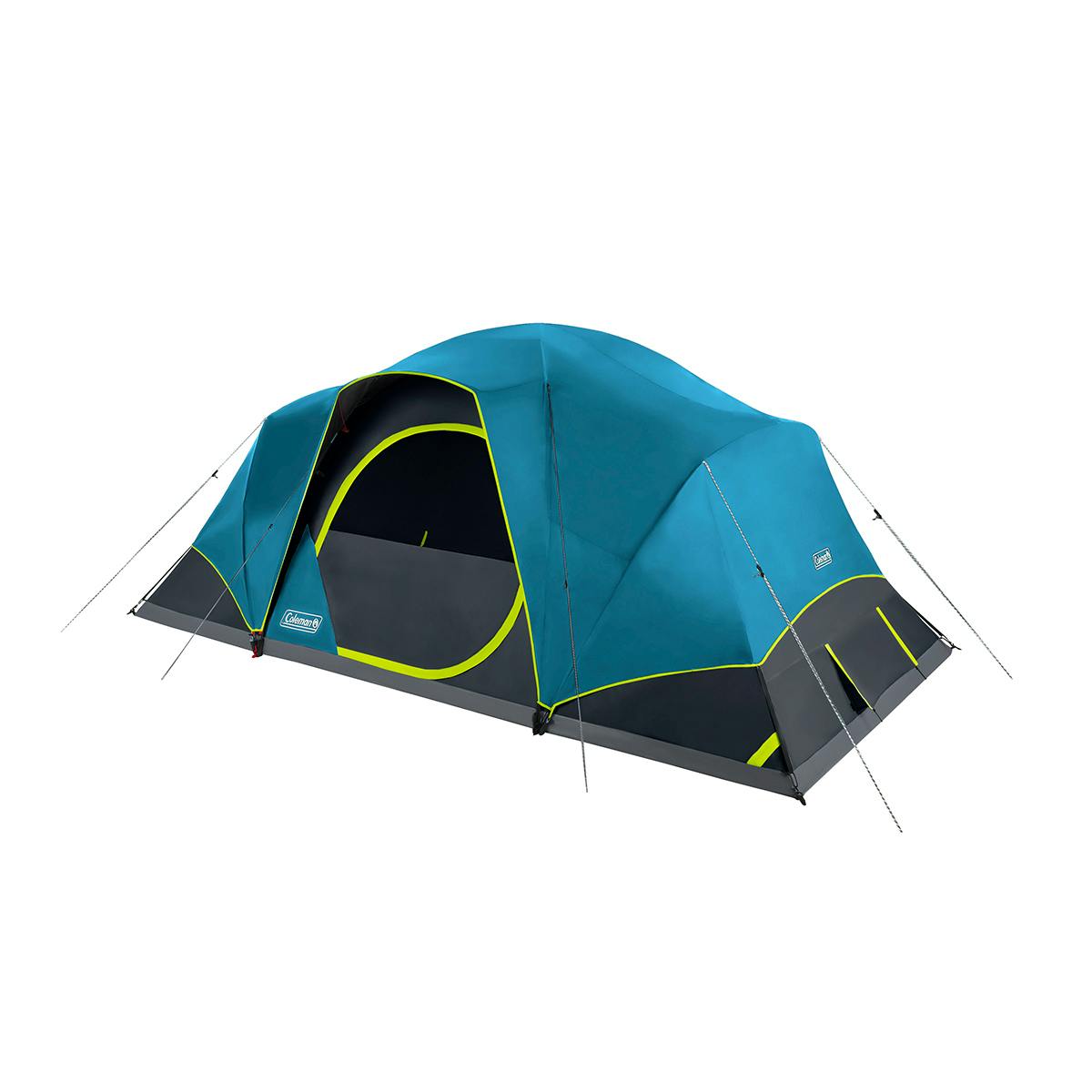 Skydome™ XL 10-Person Camping Tent with Dark Room™ Technology Tents by Coleman | campsifu