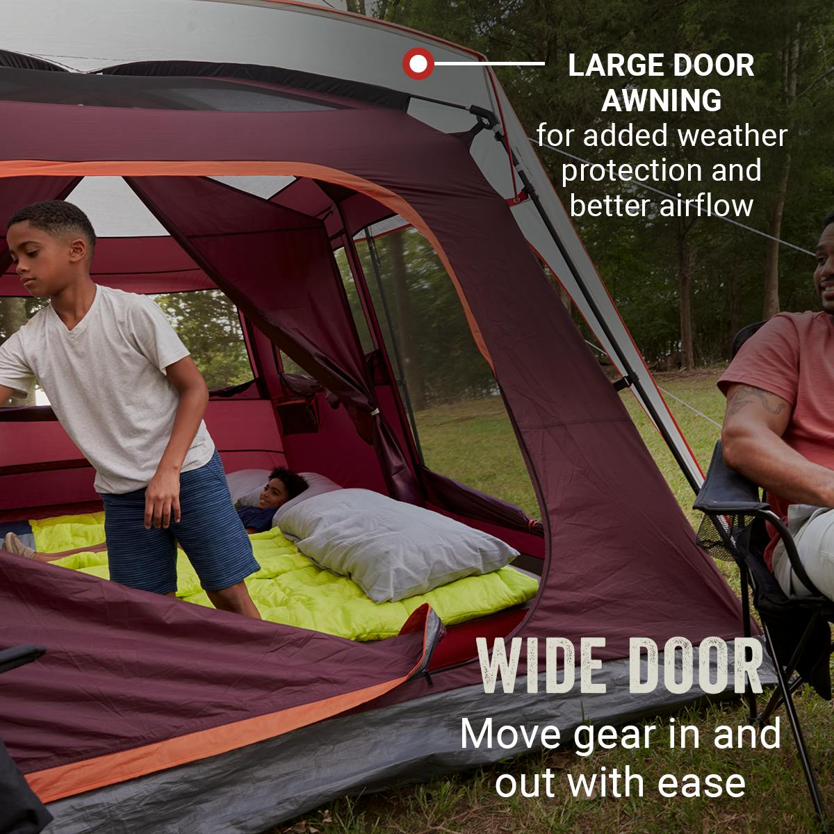 Skylodge™ 10-Person Camping Tent, Blackberry Tents by Coleman | campsifu