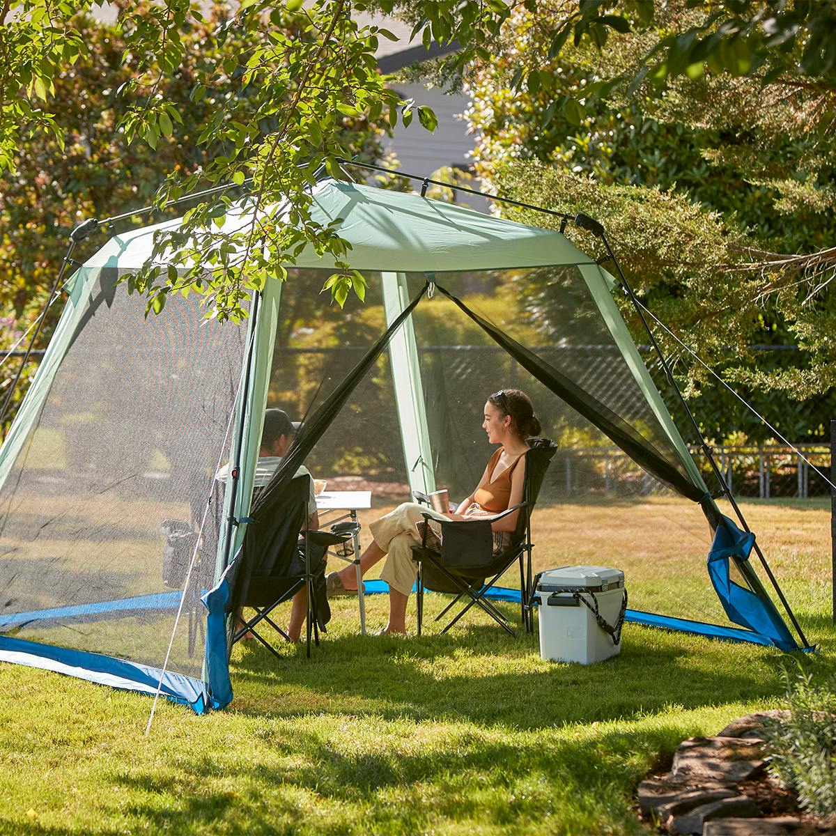 Skylodge™ 10 x 10 Instant Screen Canopy Tent, Moss Shelters by Coleman | campsifu