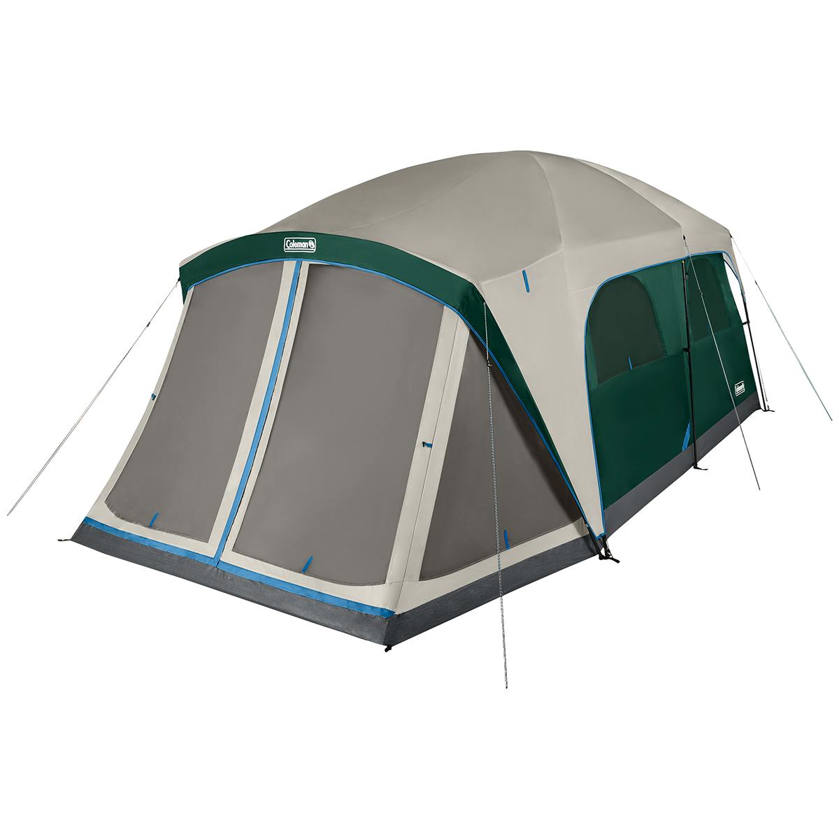 Skylodge™ 12-Person Camping Tent With Screen Room, Evergreen Tents by Coleman | campsifu