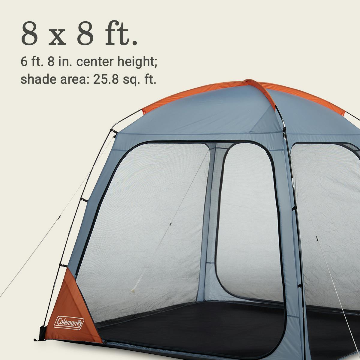 Skyshade™ 8 x 8 Screen Dome Canopy, Fog Shelters by Coleman | campsifu