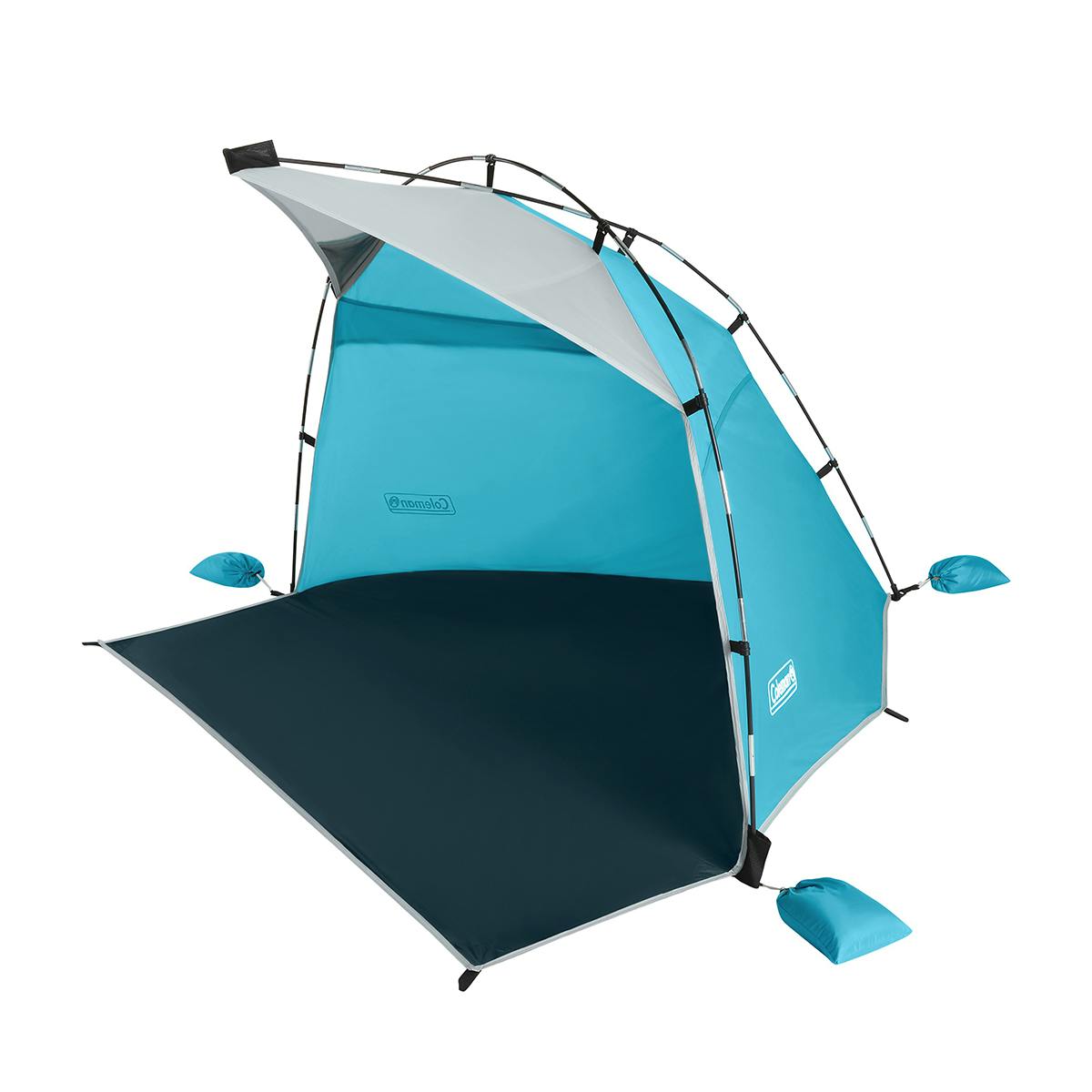 Skyshade™ Small Compact Beach Shade, Caribbean Sea Shelters by Coleman | campsifu