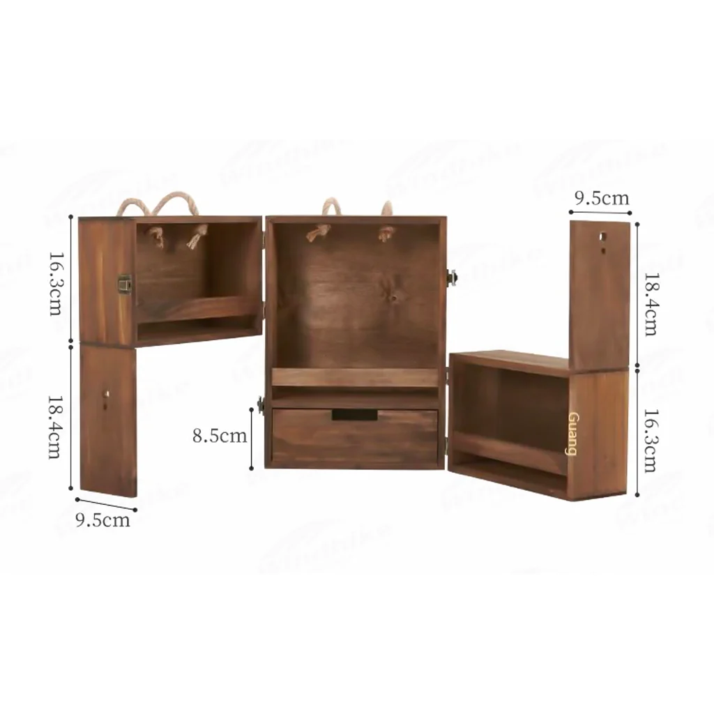 Split Multi-Layer Seasoning Cabinet Brown Storage (Camp Kitchen) by Naturehike | campsifu