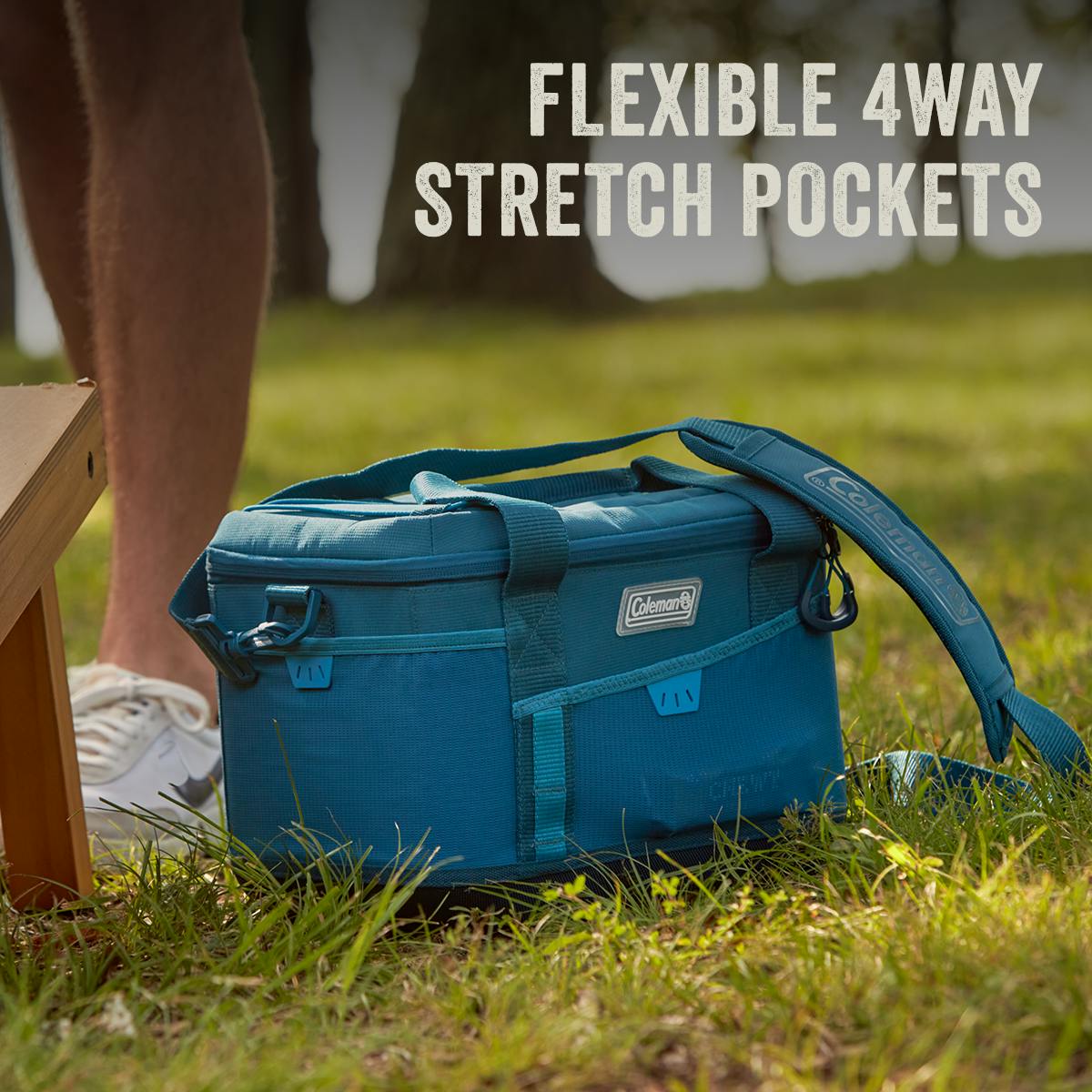 SPORTFLEX™ 16-Can Soft Cooler, Ocean Soft Coolers by Coleman | campsifu