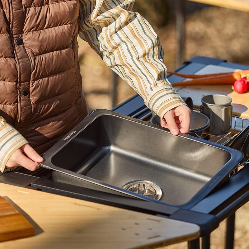 Stainless Steel 6L Countertop Basin Surfaces by Naturehike | campsifu