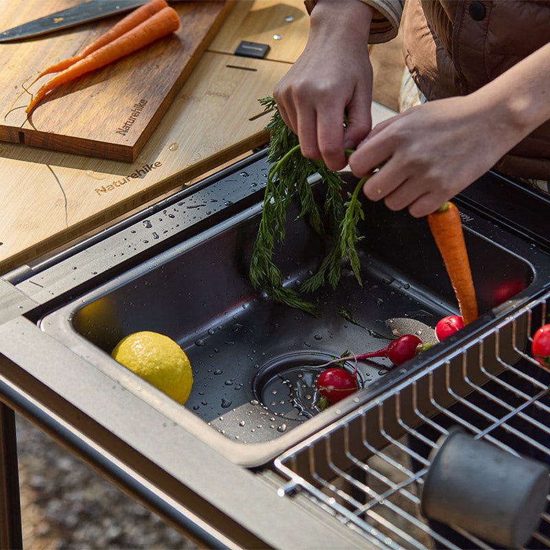 Stainless Steel 6L Countertop Basin Surfaces by Naturehike | campsifu