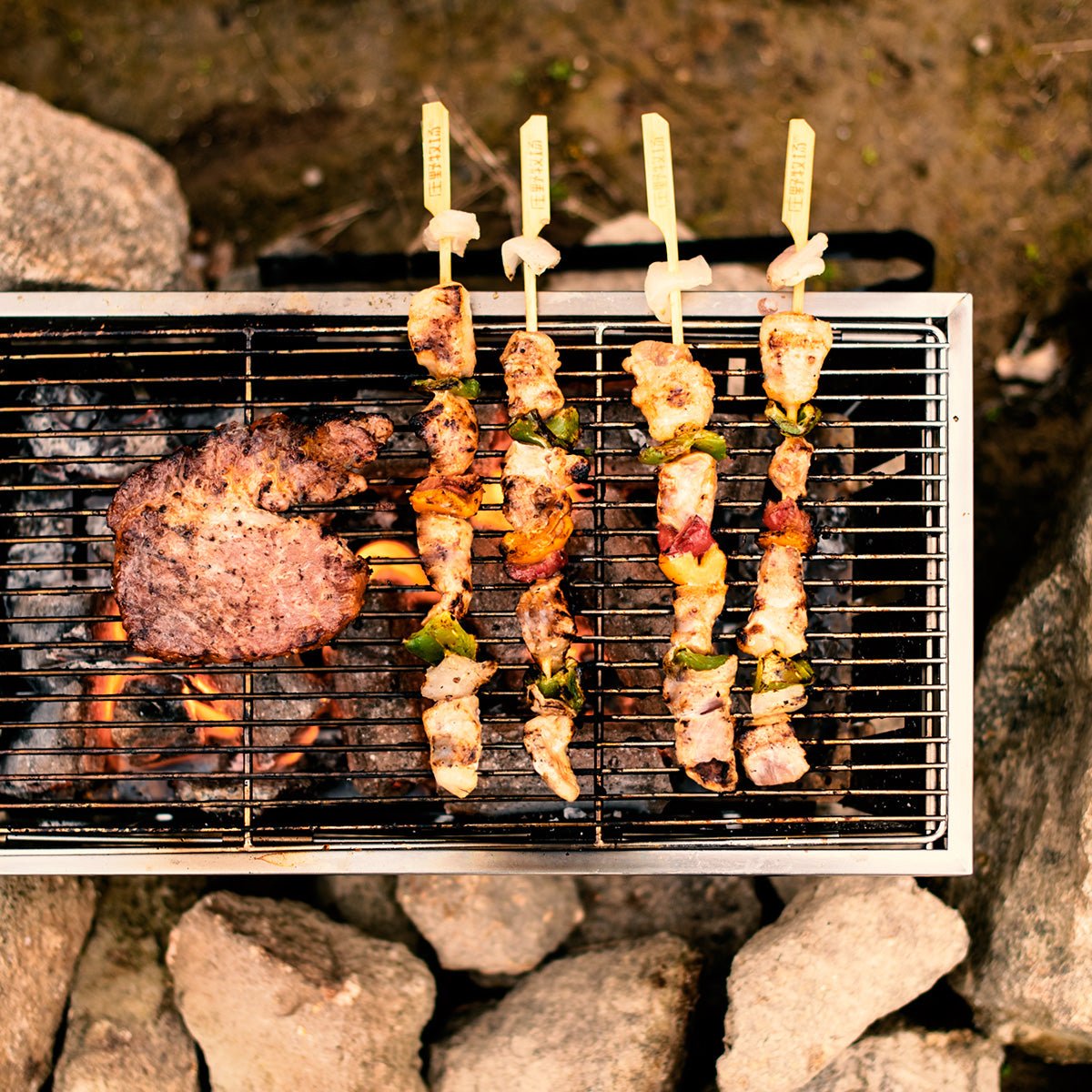 Stainless Steel Folding Grill Grills by Naturehike | campsifu