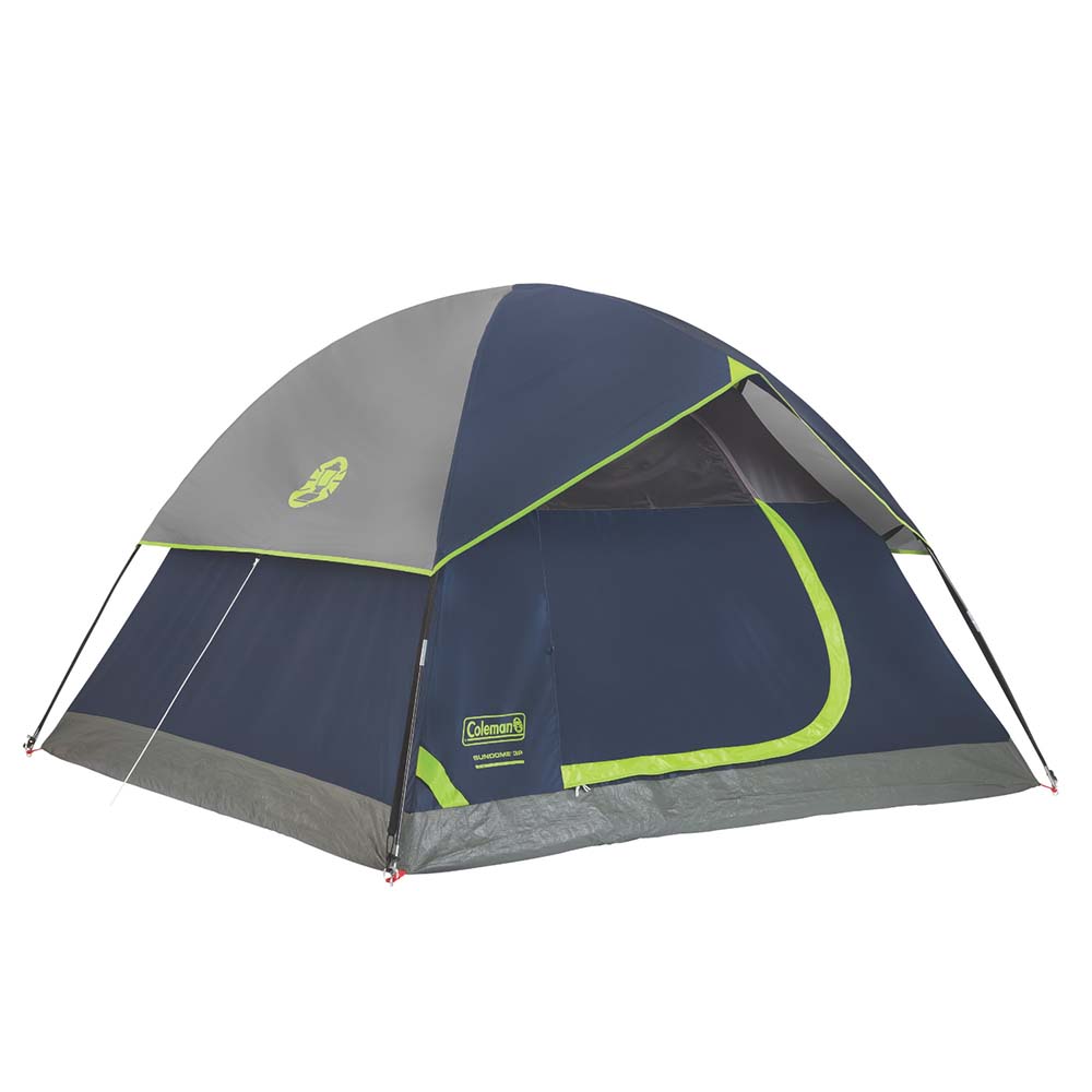 Sundome® 3-Person Camping Tent, Navy/ Grey Tents by Coleman | campsifu