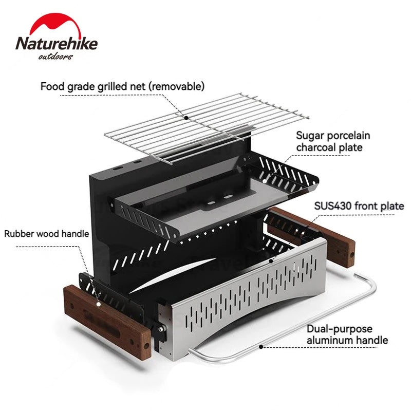 Tabletop Travel BBQ Grill Grills by Naturehike | campsifu