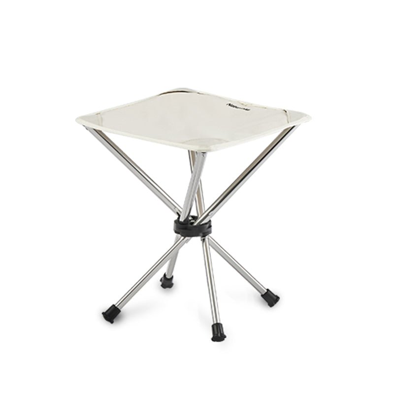 Telescopic Four-Corner Stool Beige Chairs by Naturehike | campsifu