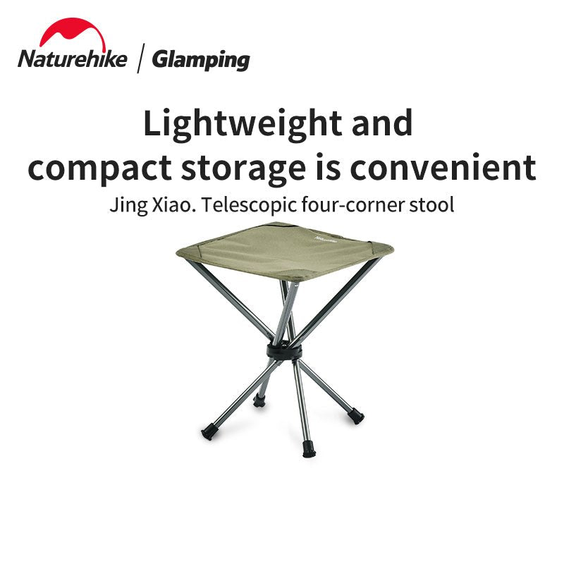 Telescopic Four-Corner Stool Chairs by Naturehike | campsifu