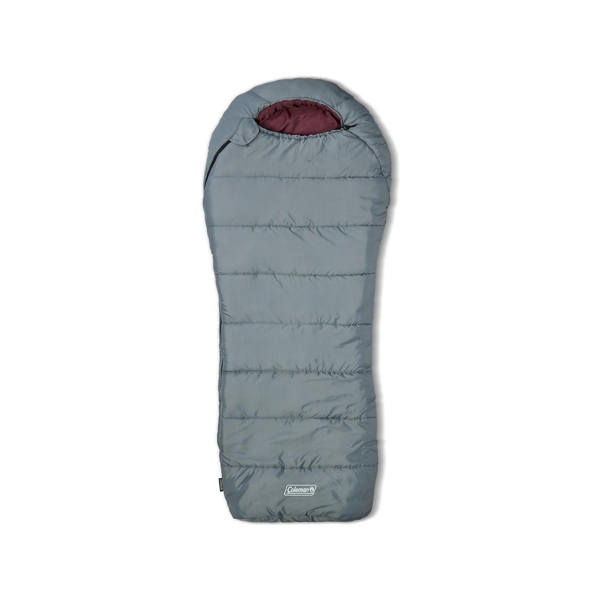 Tidelands™ 50° Big & Tall Mummy Sleeping Bag, Grey Sleeping Bags by Coleman | campsifu