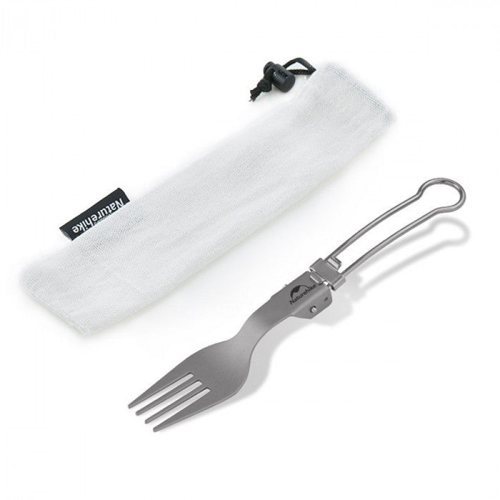 Titanium Outdoor Travel Folding Tableware Fork Utensils by Naturehike | campsifu