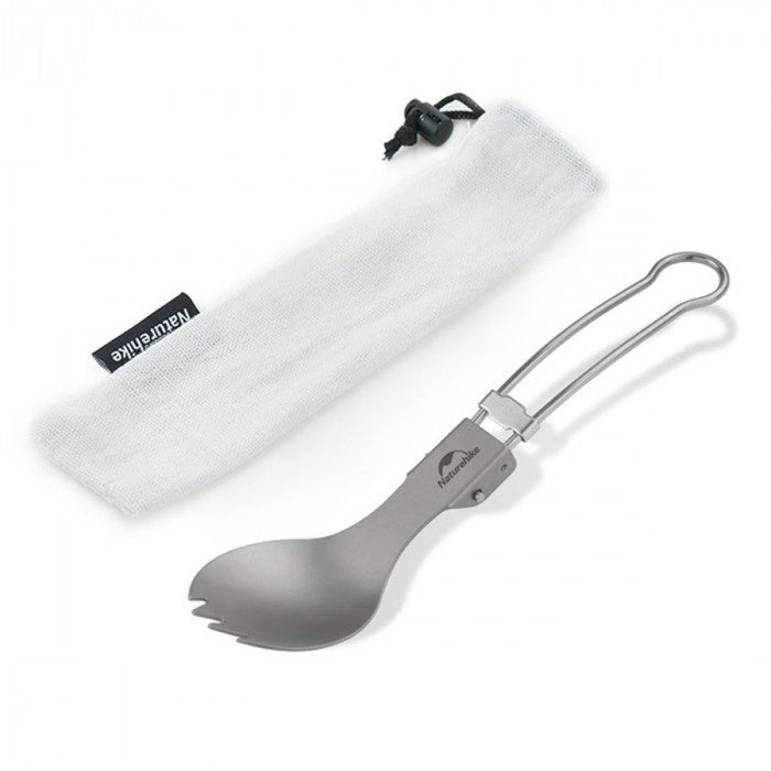 Titanium Outdoor Travel Folding Tableware Spork Utensils by Naturehike | campsifu