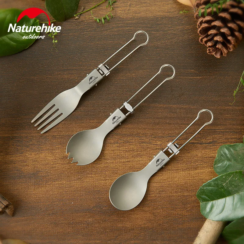 Titanium Outdoor Travel Folding Tableware Utensils by Naturehike | campsifu