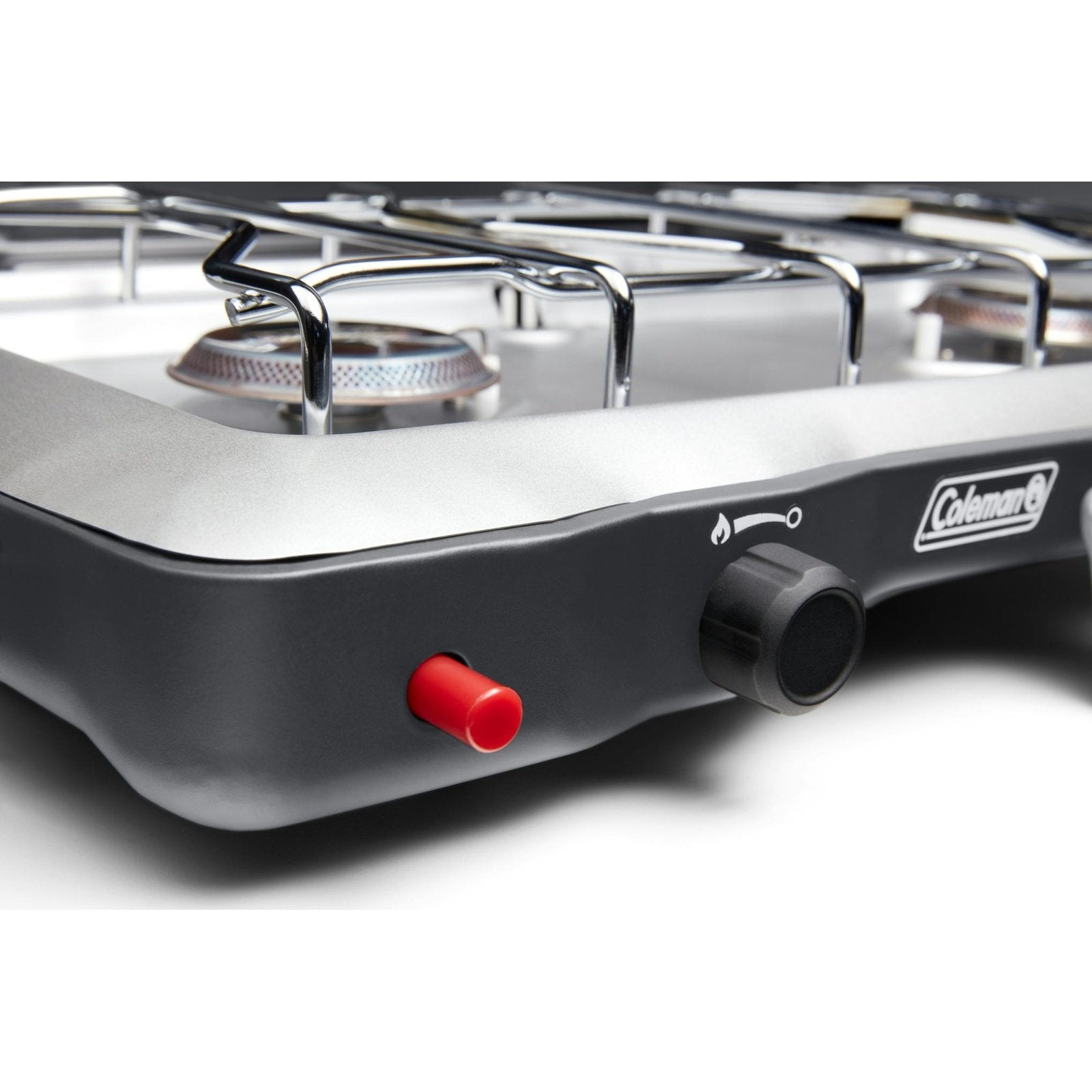 Triton™+ 2-Burner Propane Gas Camping Stove, Grey Stoves by Coleman | campsifu