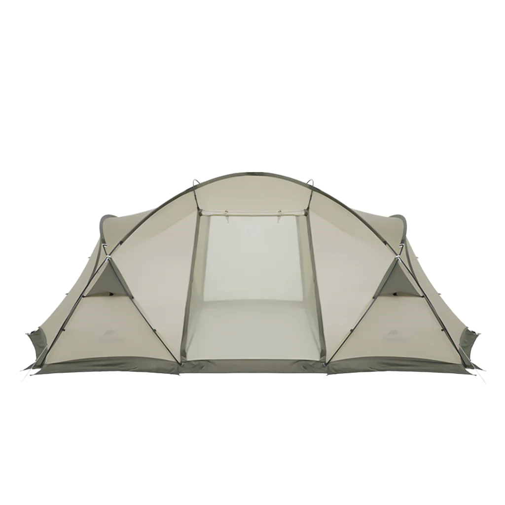 Two Bedroom 4-Person Tent Grey Tents by Naturehike | campsifu