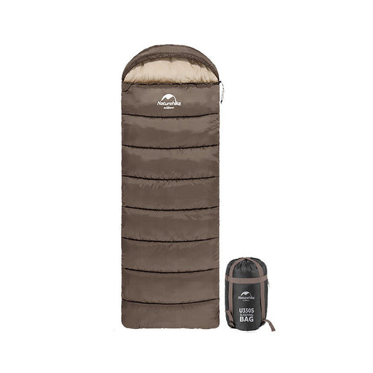 U Series Envelope Sleeping Bag with Hood Grey U150 Sleeping Bags by Naturehike | campsifu