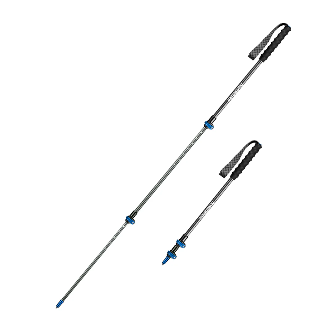 Ultralight Carbon Fiber Lock Trekking Pole Ocean Blue 110cm Trekking Poles by Naturehike | campsifu