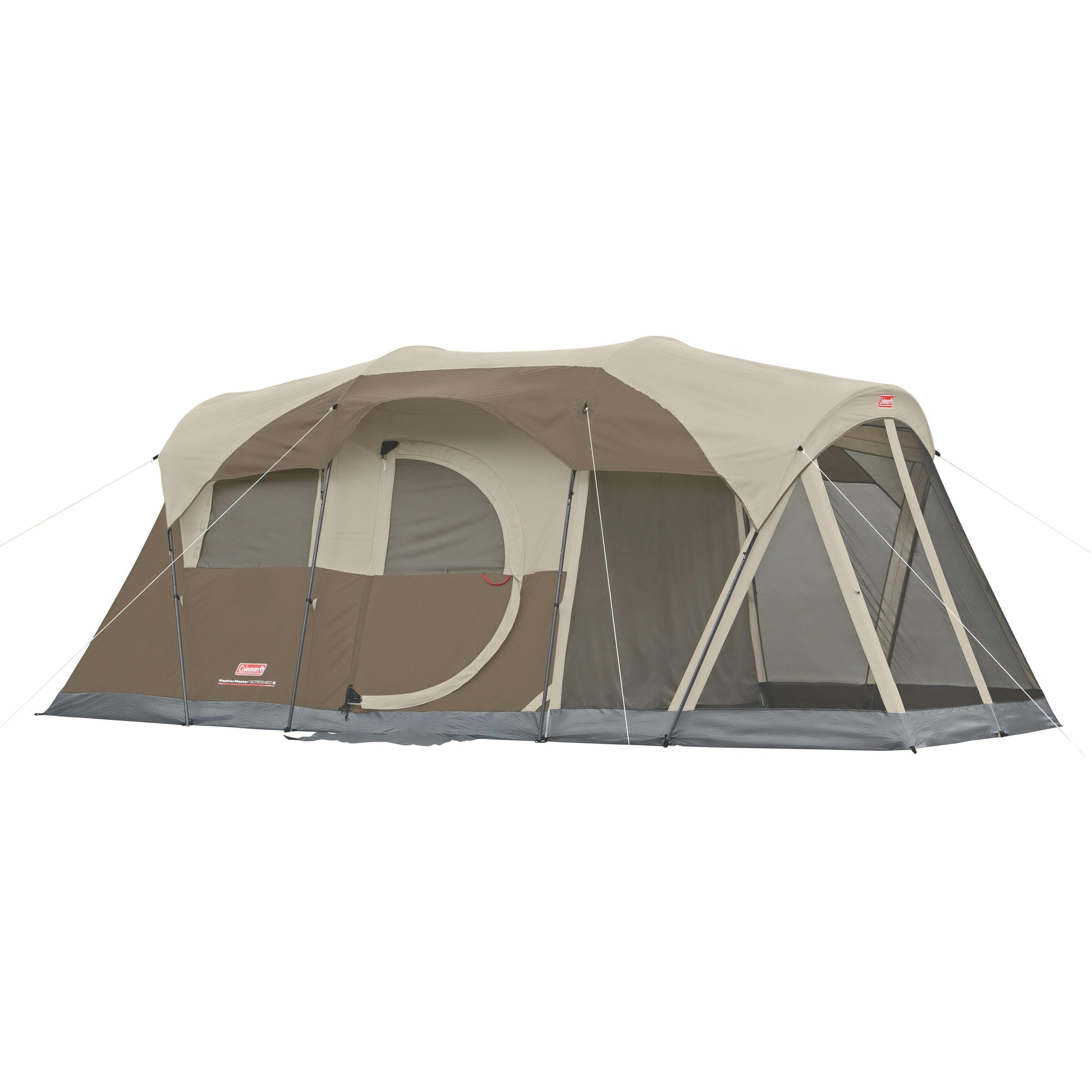 WeatherMaster® 6-Person Tent with Screen Room, Beige Tents by Coleman | campsifu