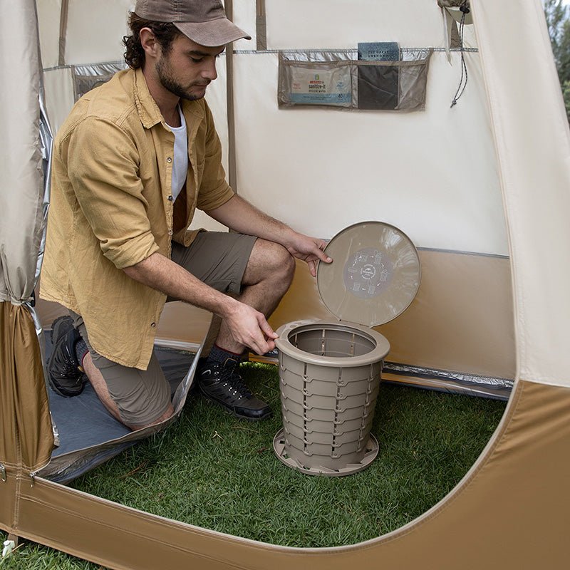 Wet and Dry Separation Shower Tent