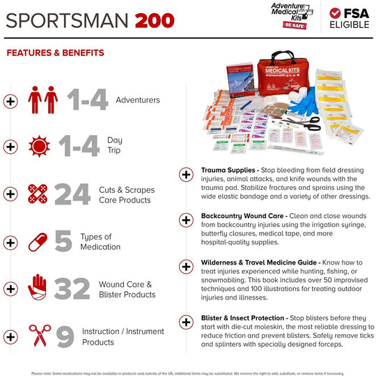 Adventure Medical Sportsman 200 First Aid Kit